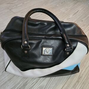 Lululemon Leather Duffel Gym Bag